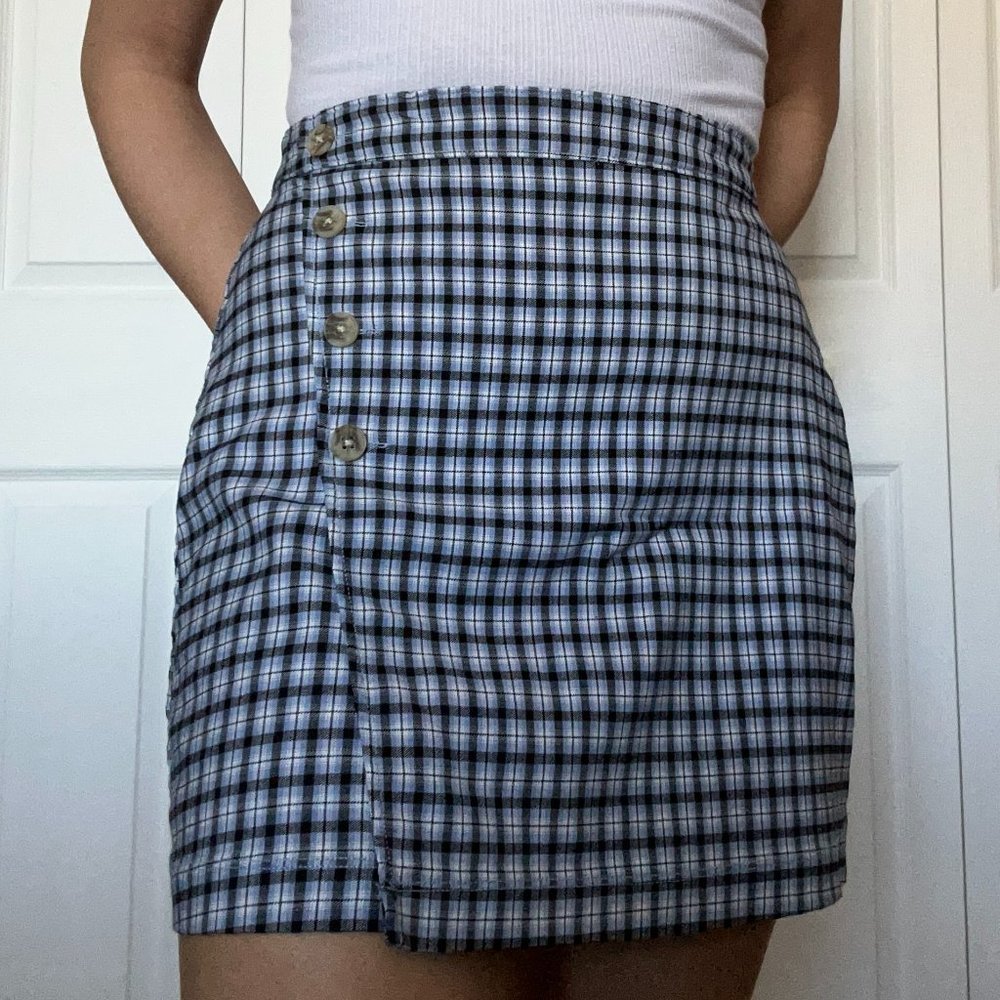 Hollister Ultra High-Rise Plaid Skirt